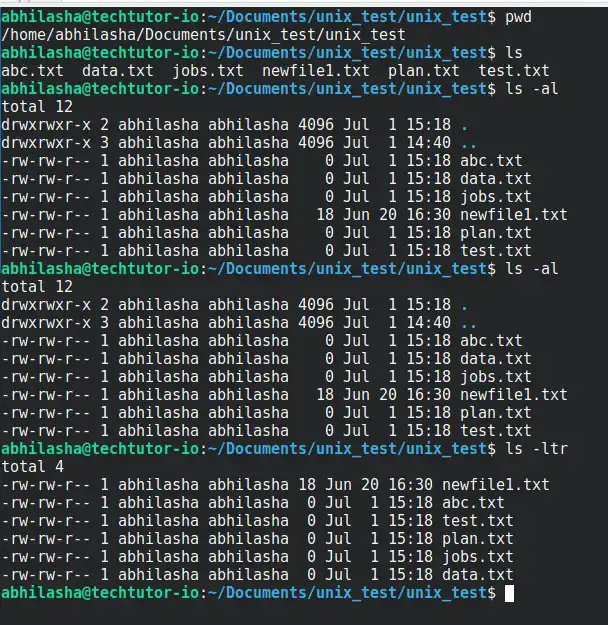 lscommand